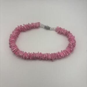 Puka Shell Necklace, Hawaiian Style Clam Chip Surfer Bracelet, Beach 4 in-10 In